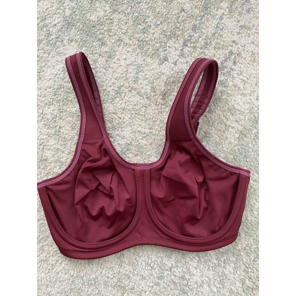 Wacoal 32D Red Sport Underwire 855170 Red Straps
